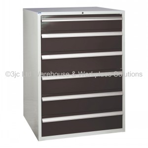 Euroslide Storage Cabinet 6 Drawer 1200mm